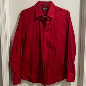 Red express dress shirt